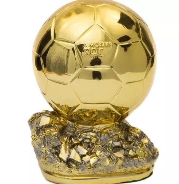 Kleine 15 cm Ballon D039OR Trophy für Harzspielerpreise Golden Ball Soccer Trophy MR Football Trophy 24 cm Ballon Dor 7211592