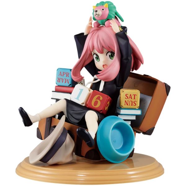 Famiglia SPY X Anime Anya Figure Toys Loid Yor Forger Chibi Anua Figura con Figurina base Pvc Modello Dolloni Toy Regali per bambini