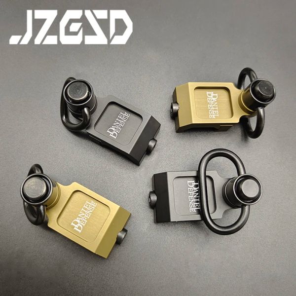 Accessoires Taktische CNC DD QD -Schlinge Befestigungsmontage Metallspielzeug für 20 mm Picatinny Rail Sling Mount Outdoor Sportschleuder Basiszubehör