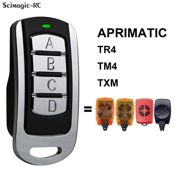 Anelli APRIMATIC TR4 TM4 TX2M Garage Remote Control 433.92MHz Codice di rotolamento portachiavi