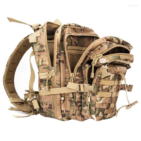 Bolsas de armazenamento Men Bag de escalada militar Externo ao ar livre Mochila tática Mochila Caminhada esportes Rucksack Camping à prova d'água Hunting 3