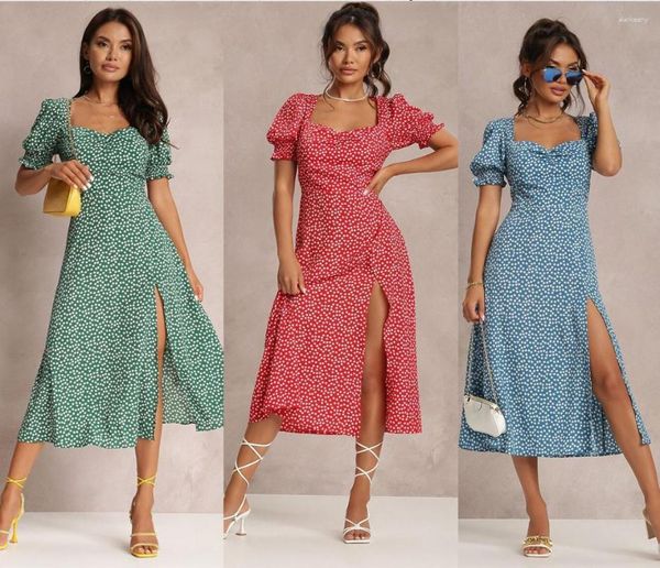 Lässige Kleider Modestil Amazon Split Dress
