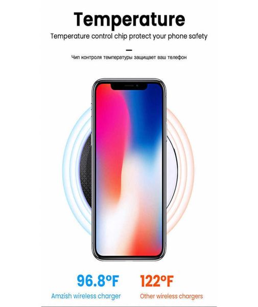 Wireless Car Charger Qi Caricatore veloce per iPhone 11 Pro 8 X XR XS Max Cashing wireless per Samsung S10 S9 Note91739466