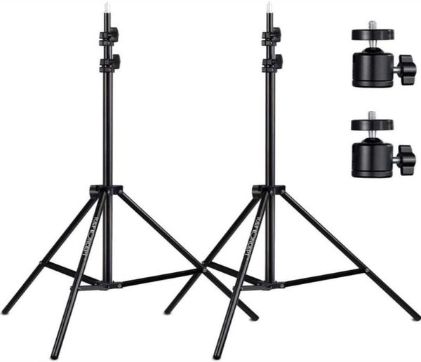 Tripé POGRAGEM LIGHT STAND STAND LIVE PARA TIKTOK PARA TRIPODOS DE CAMADORES AJUSTÁVEL COM 14 FLASHES DE PO DE CABEÇA DE SUFFER1986284