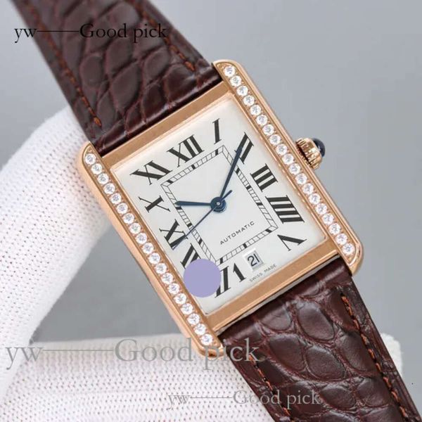 5A Luxury Watch Tank Quartz Designer Movement Watches Womens Men Automatic Fashion Gold Lady Mechanical for Luxurys Designer Goods 985