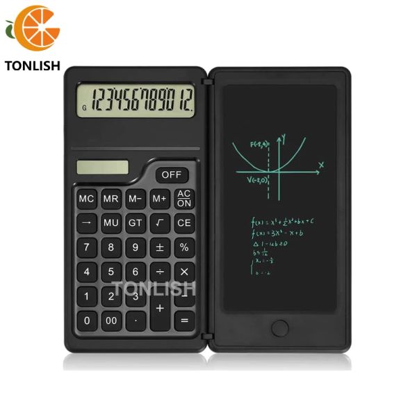 Calculadoras calculadoras tonish 12Digit Standard Função calculadora de mesa solar e bateria Dobra dobramento da calculadora científica
