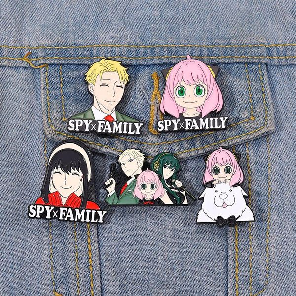 SPY FAMIGLIA PERSONAGGI FAMIGLIA CINETTO FILM ANIME GIOCHI GIOCHI PINS HARD ENMEL COLLETTO SPACCIA DI CAPPINA DI CAPCHINO BAGGIO DI BACCHIO DI BACCHIO