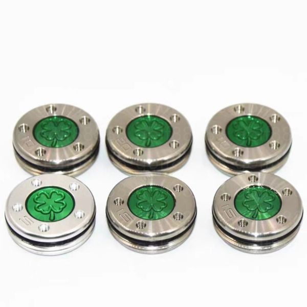 Golf putter pesi 2pcs argento verde verde a quattro fogli a cinque buche putter contrappeso benvenuto per lasciare un messaggio per vedere più immagini reali