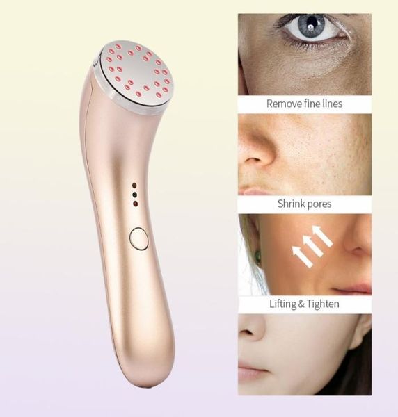 Gesichtspflegegeräte Infrarotheizung Rot LED Light Therapie Kollagen Stimulation Faltenentferner Anti -Aging -Haut Firma Whitening Beaut3094921