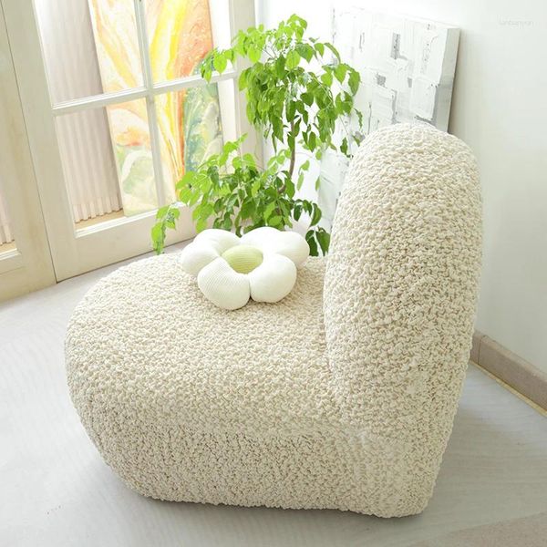 Stuhlabdeckungen luxurielle faule Sofas Deckstühle ohne Füllstoff Leinentuch Liege Sitz Sitzbeutel Pouf Puff Couch Tatami Wohnzimmer