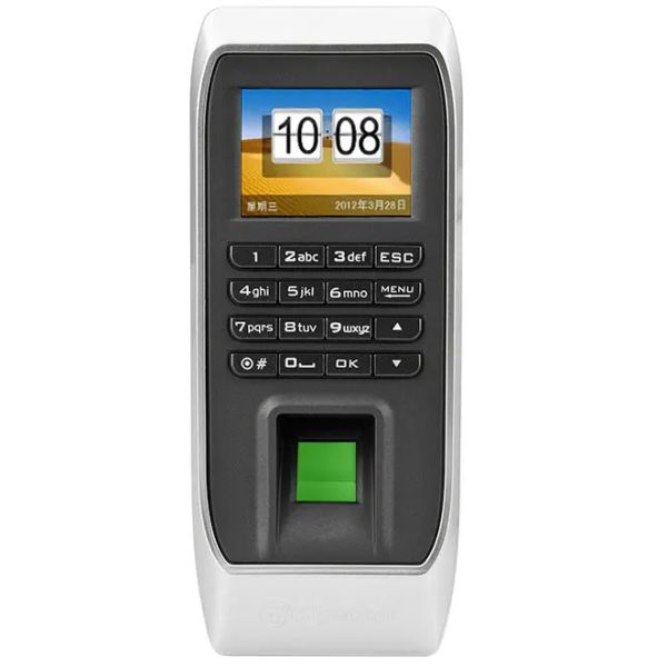 Uhren 5YOA Biometrische Fingerabdruckzeit Besucherrekorder Mitarbeiter Digital Electronic English Reader Hine