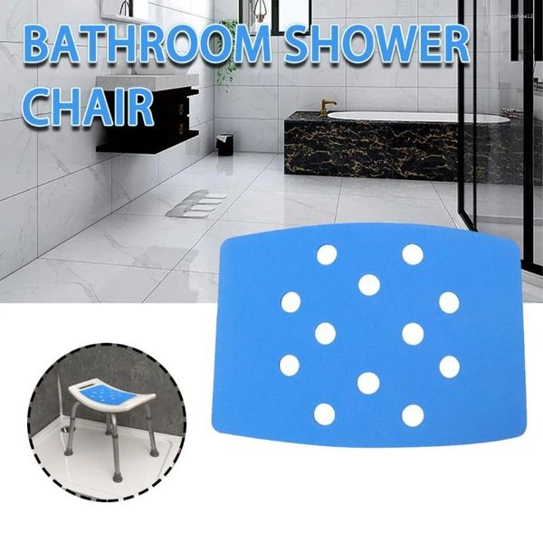 Коврики для ванны бренд без скольжения стул ванной комнаты Eva Материал синий стул подушка для душевой подушечки длительную 35 24 0,4 см