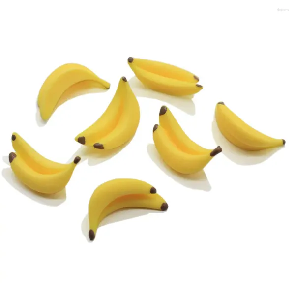 Декоративные фигурки смола искусственные миниатюрные продукты питания фрукты банановые игры в кукольный домик