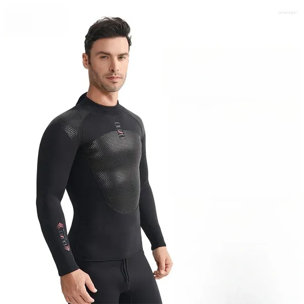 Costumi da bagno femminile da 3 mm da uomo e maniche lunghe Abito da immersione che nuota surf che galleggiano i pantaloni alla deriva muta da uomo neoprene