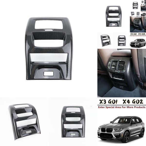 Neu für x3 x4 G01 G02 1PCS ABS Carbonfaser Rücken Klimaanlage Tuyere Cover M Sport Car Accessoires