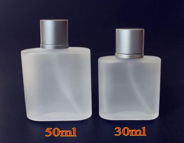 Frost 30ml 50ml de vidro de vidro vazio garrafas de perfume Spray atomizador de garrafa de garrafa de garrafa com tamanho de viagem portable8754492