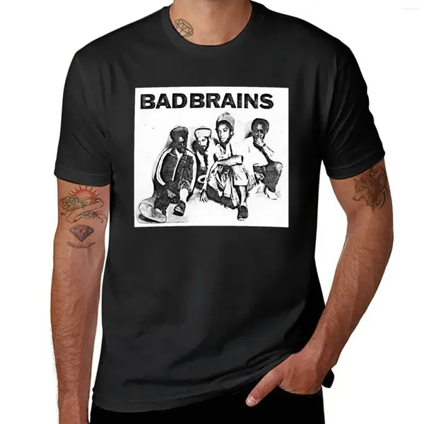 Tanques masculinos Bad Brains T-shirt Camiseta personalizada camisetas grandes camisetas Blusa Men Roupas