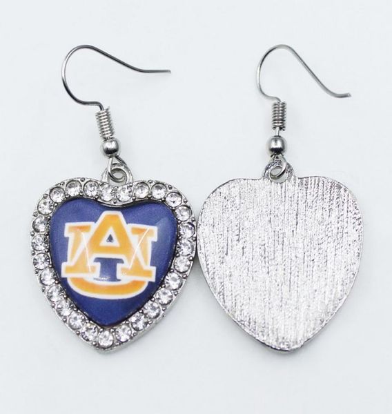 Equipe da Universidade de Futebol dos EUA Auburn Tigers Dangle Charm Diy Brincos Botões Botões de pulseira Botões de jóias esportivas 4979024