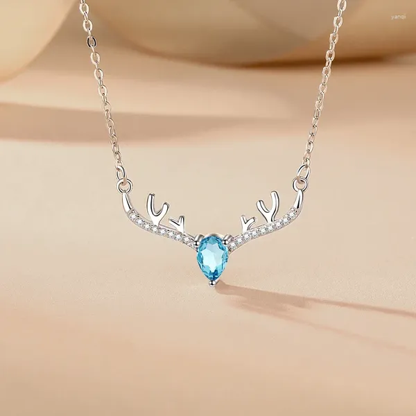 PENDANTIS GEMSTONE CARO CARA CAMPOLA PENDANTE PERSONE PER DONNE S925 STERLING SHIVER RAMBINO RAMBINI GIOITÀ DI VALINE