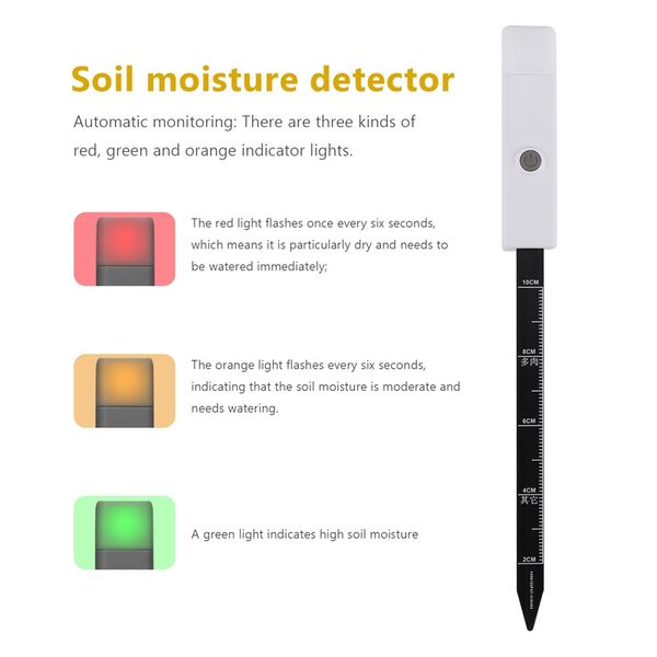 Messa di umidità del suolo automatico per piante, misuratore di umidità delle piante, misuratore dell'acqua vegetale, misuratore di umidità del terreno delle piante domestiche