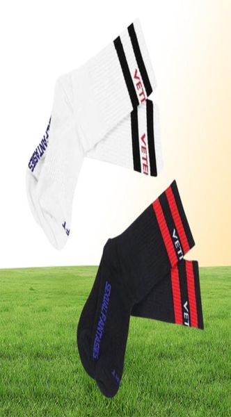 Vetements Chocking Off Black White Vetements Sport Nocks носки в стиле хип -хопа