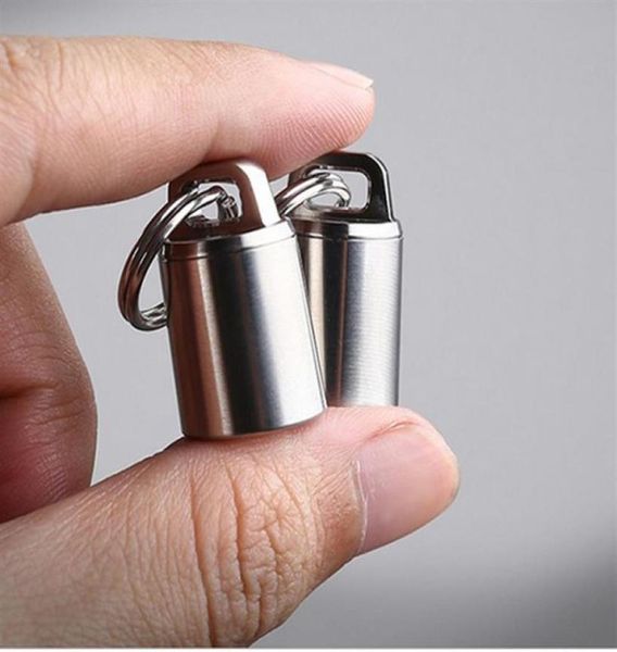 EDC Titanium Outdoor Travel Travel Waterpronation Mini Pill Box Box Capsule Hopter Factory Direct S AWF09255Y5830897