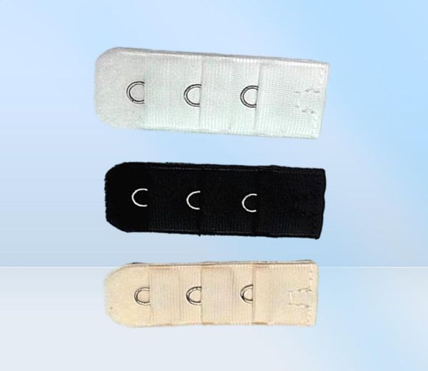 Senhoras 1 gancho Bra Strap Extender Clip Clipe de fivela de correia ajustável perfeita Blackwhitenude Disponível53058464508480