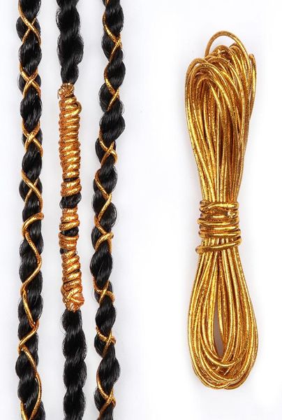 5 pezzi di dreadlock per perle di dreadlock Accessori per capelli intrecciati intrecciati per acconciatura corri di capelli intrecciabili lunghi 1 MPC9491454