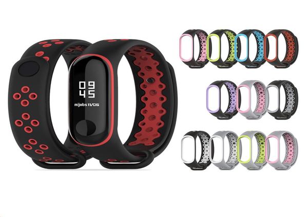 2020 Neues Uhrengurt für Xiaomi Mi Band 34 Uhrengürtel Sportarmband für Mi Band 3 4 Smart Watch Silicon -Gurt für Mi Band 3 43477962