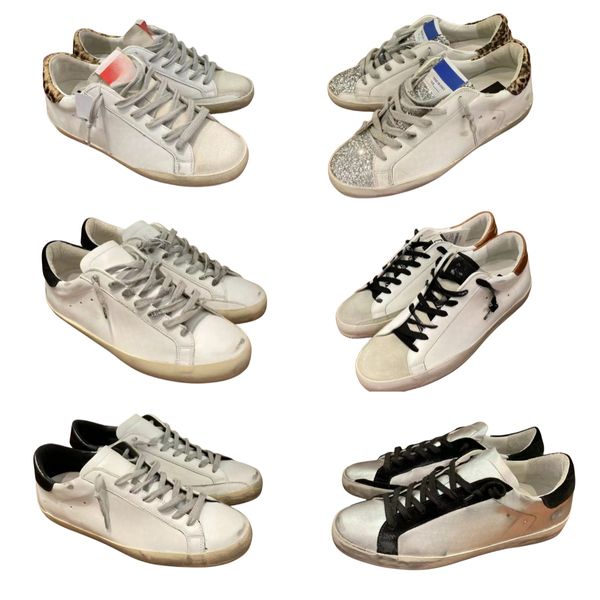 Scarpe da uomo designer Super Star Do Old Dirty Sneakers Women Women Italia Luxury Skate Black Black Bianco Bianco Golden Golden Casualmente Scarpe Casualmente Scarpe Chaussure Luxe