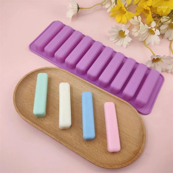 Moldes de cozimento de dedos longos silicone salsicha de salsicha de cachorro biscoito biscoito de sabão artesanal ferramenta