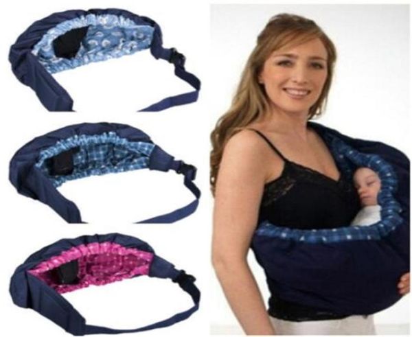 2020 Neugeborene Babyträger Swaddle Sling Säugling Pflegepapoose Beutel vorne Tragepeak Wickel reine Baumwollstillung Fütterung Carry LJ200912598411