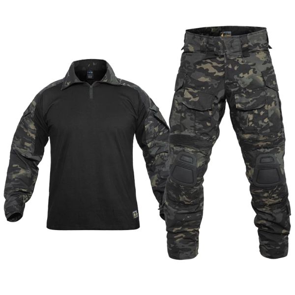 Calças dos EUA Tamanho da UE Conjunto militar de camuflagem tática Menina de roupas de uniforme Homens trabalham combate de paintball airsoft cs Treinamento calças de carga