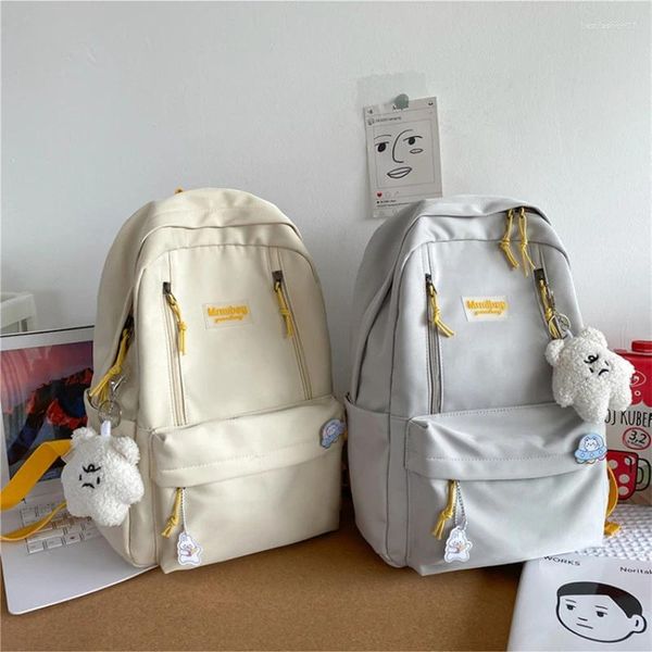 Sırt çantası Kadınlar Teenage Girls Laptop Rucksack öğrenci omuz okulu çantası Kore tarzı okul çantası erkek çantalar mochilas