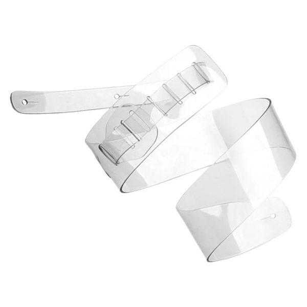 Cabide transparente guitar strap instrument bass acessórios cinturão de suprimento prático para pc filme durável