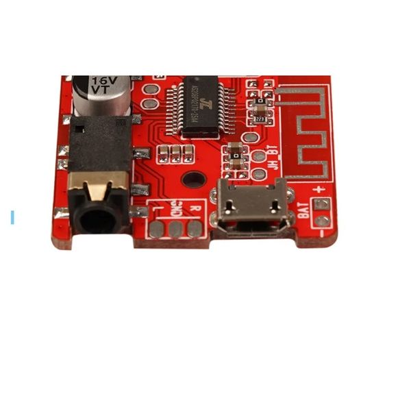 Yeni 2024 Bluetooth 5.0 Ses Alıcı Modülü Cep Telefonu DIY 3.5mm Arayüz Güç Amplifikatörü Bluetooth Ses PCB Kart Adaptörü Kart1. için