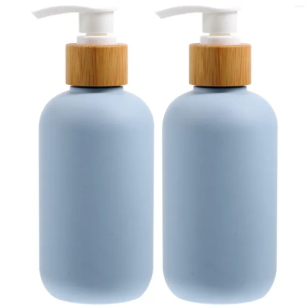 Speicherflaschen 2pcs Lotion Shampoo Pumpe leere nachfüllbare Spender von 200 ml