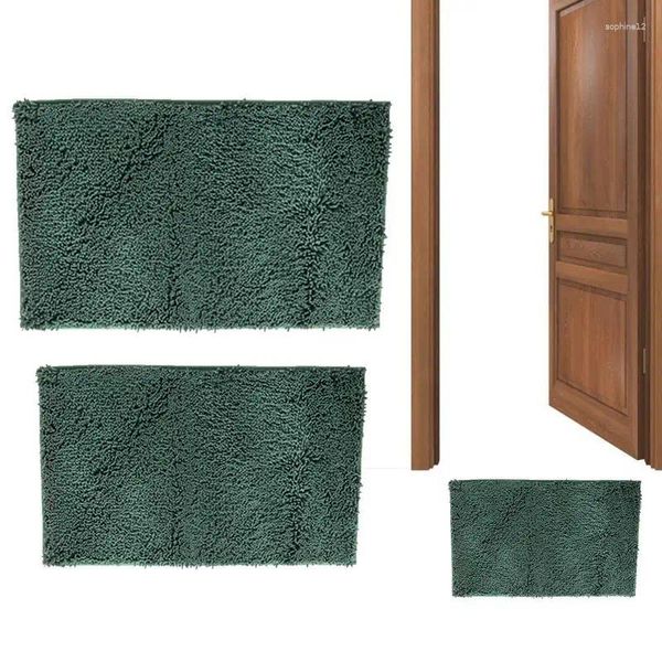 Capacho de tapetes de banho para banheiro absorvente tapete de tapete de tapetes de entrada de tapetes internos acessórios em casa