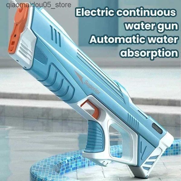 Sand Play Water Fun Gun giocattoli per pistola per acqua elettrica pistole d'acqua automatiche per bambini per bambini adulti giocattoli da spiaggia estiva 240307 Q240413