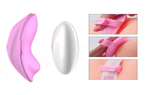 Vibradores vestíveis vibradores vestíveis Massagers Orgasmo Masturbator Clitorulis estimulador de controle remoto sem fio calcinha de sexo adulto Toys1546232