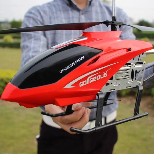 MODLE HOT 3.5CH Extra Big Big 80 см дистанционного управления сплав сплав RC Helicopter с гирозовой RTF -камерой для детей на открытом воздухе.