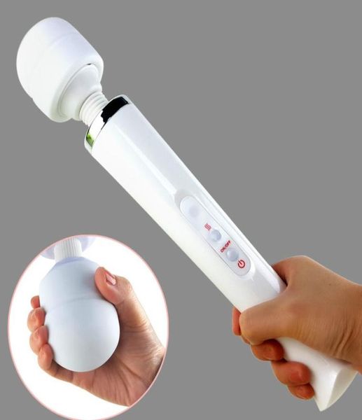 Massager Enormi vibratori di bacchette magiche per donne USB Carica grande AV Stick femmina G spot stimolatore giocattoli sessuali per adulti per donna7580678