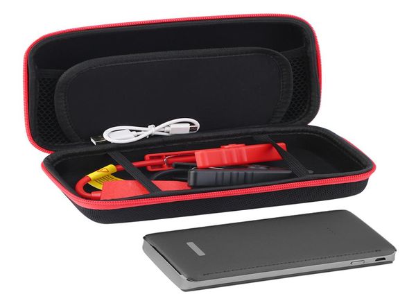 1pc 8000mah Car Jump Starter Pack Pack Booster Светодиодный зарядный заряд батарея батарея батарея серебряный автомобиль.