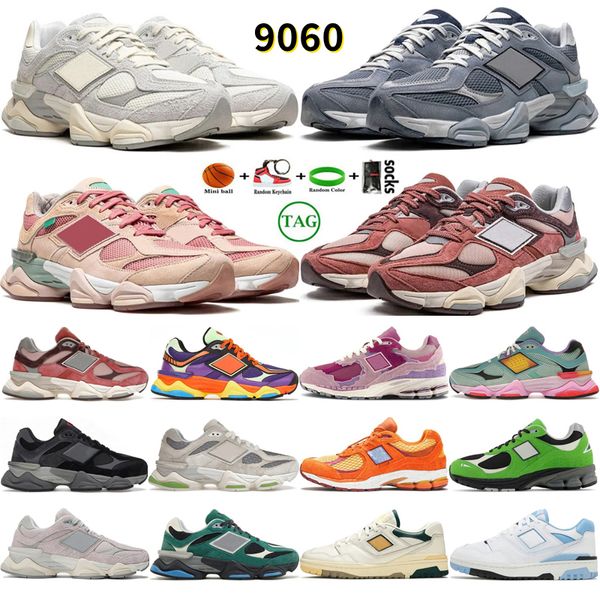 Designer masculino 9060 2002r 550 530 Sapatos de corrida Quartz cinza mineral vermelho biscoito rosa Lua DAZE TRIPLO BLANCO Branco Verde 9060s