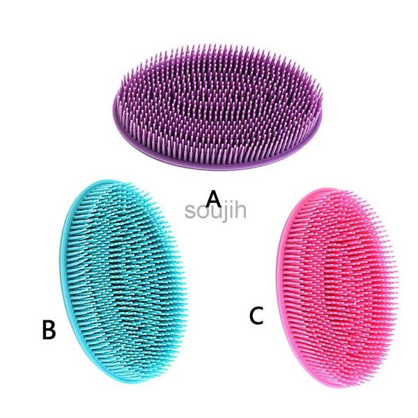 Bath Tools Acessórios esfoliando o pincel macio de silicone Treinamento de chá de bebê Pushw