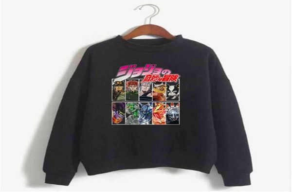 2020 Jojo Anime Manga Sweat Hemd Rolle Druck Cartoon Schöne lose Hoodie Männer Baumwoll Sweatshirt Y11219213182