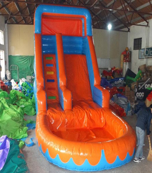 2017 Kinder Wasserparkausrüstung aufblasbare Wasserrutsche aufblasbare Pool Slide1786742