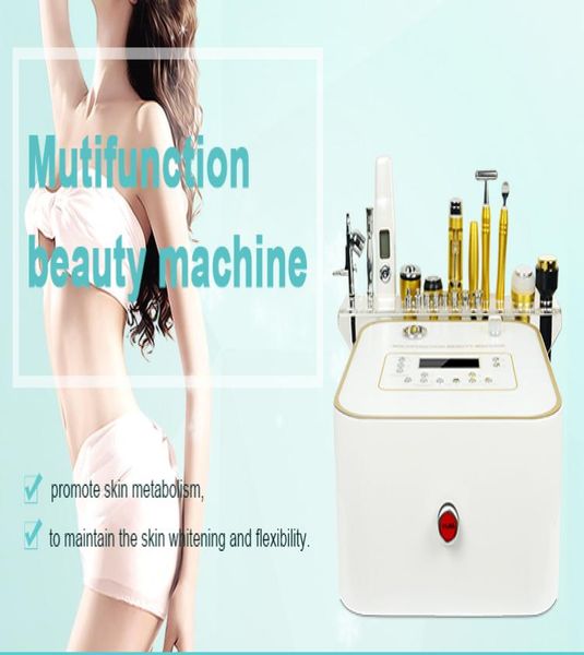 Multifuncional Super Microdermoabrasão Cuidado com a pele Ultrassônica MASSAGEM GALVANIC MASSAGEM ALTA FACELHA Oxigênio Jet PE9072575