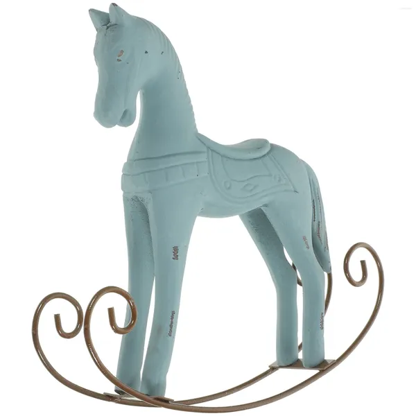 Форкс лошадь деревянные ремесленные статуи статуи в форме
