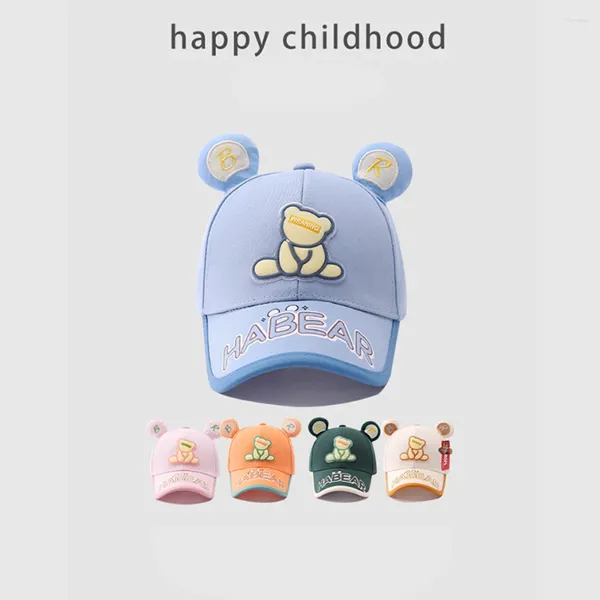 Ball Caps 2024 Детские максимум для кепки девочки весна и осень зимний бейсбол шляпы девочек детские солнцезащитные шляпы